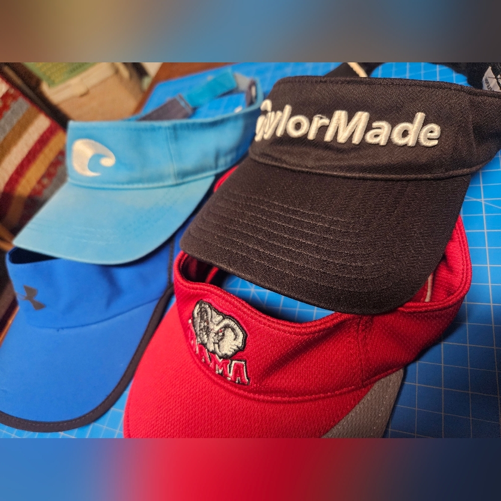 TaylorMade Black and White Golf Visor